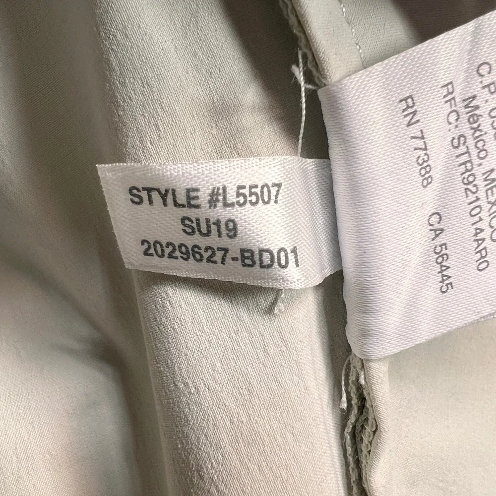 J. Crew 484 Slim Stretch Tech Pants Men 30x32 Khaki Water Resistant Commuter NEW